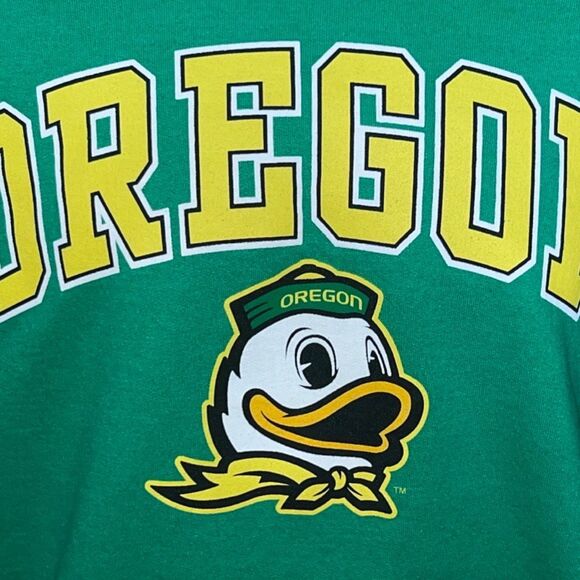 Oregon Ducks Fanatics Branded Team Campus Pullover Hoodie - Green - Picture 4 of 4